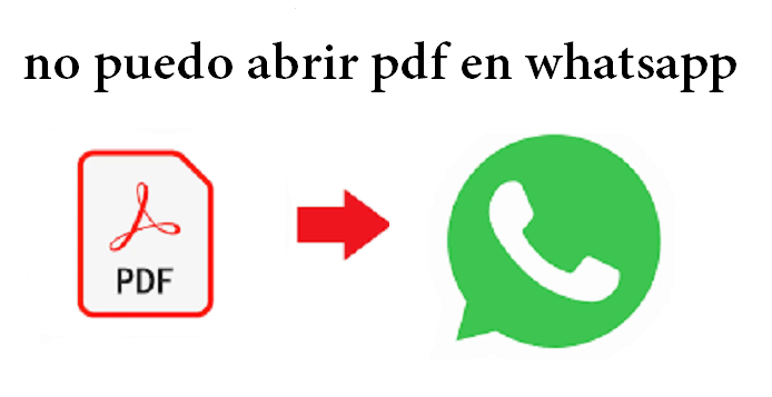 Problemas al abrir PDF en WhatsApp
